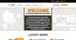 Desktop Screenshot of cougarmtn.com